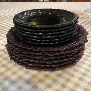 Avon vintage dessert plates